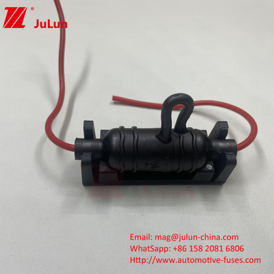 Protector de fusibles de bajo voltaje para automóviles a prueba de polvo Rojo Negro Silicona PPS 10A 250V