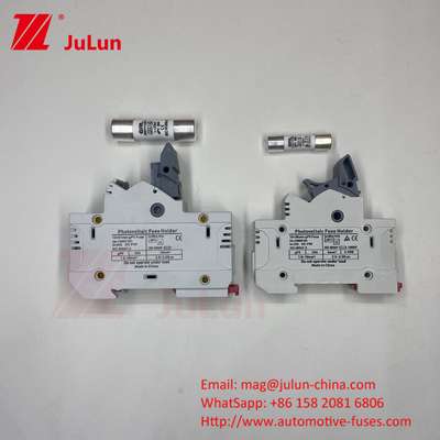 Fuse solar fotovoltaico para energía fotovoltaica DC1000V 10X38 Portador de fusible cerámico con interruptor aislante 10X
