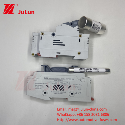 1000V 1500V 500V Fuso fotovoltaico solar 14x51mm Portador de fusible RT18W-32 22*58mm 1000DV fotovoltaico