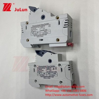 Fuse fotovoltaico solar con material de elemento de fusible de plata 32A 3P 10*38 1000VDC