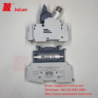 Inversor fotovoltaico solar Panel solar Fuse térmico AC RT18-125 Fusible 10x38 6A aislador Italweber