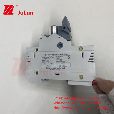 Fusiles fotovoltaicos solares con material de elemento de fusible de cobre RO17 soplo rápido Cerámica DIN Rail Moun 22x58MM Fusiles Italweber 500V