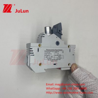 10*38mm gPV 1000VDC 32A FUSE Din Guía de soporte de fusibles para una instalación fácil y segura