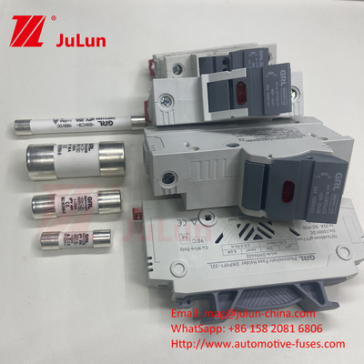 Fuso 1500vdc 20a DNPVF1-32L Sistema solar Pv Fuso 1500vdc de soplado rápido Cerámica DIN Rail Moun 10x85MM Fuso térmico de 1500V
