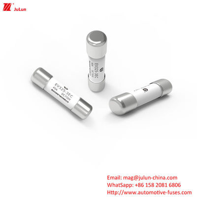 Fusible medio 15A-50A Fusible medio tornillo EV325-3EC DC750V 20KA con bandera que indica la corriente nominal