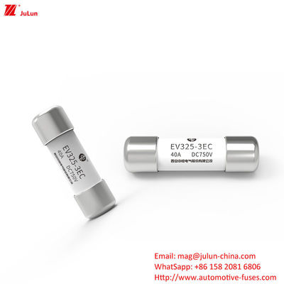 Fusible medio 15A-50A Fusible medio tornillo EV325-3EC DC750V 20KA con bandera que indica la corriente nominal