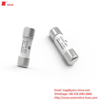 EV325-3EC 750V 20KA Fuseo para vehículos eléctricos 10A-50A Corriente Fuseo tubular de cabeza plana