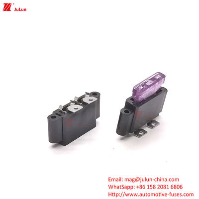 32V de tensión nominal de cobre contacto automático de reinicio del interruptor de circuito 30A-500A de coche porta fusibles de plástico de nylon