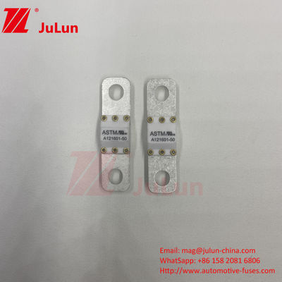 A121601-50A ASTM 125VDC Tipo de fusible para vehículos eléctricos de protección eléctrica