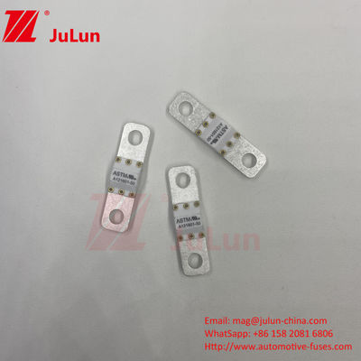 ASTM A121601-80A 125VDC EV cargador rápido / vehículo eléctrico de carga rápida de fusión media de tornillo de tornillo de terminal de fusible