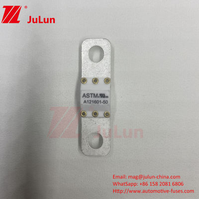 ASTM A121601-80A 125VDC EV cargador rápido / vehículo eléctrico de carga rápida de fusión media de tornillo de tornillo de terminal de fusible