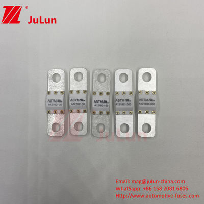 A121601-250A Tipo de fusibles de terminal ASTM 125VDC para vehículos eléctricos Cerámica