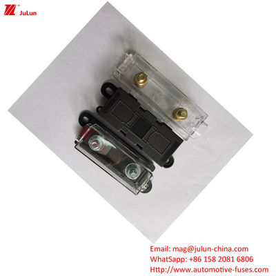 32V DIN Trazo de fijación 30A-500A UE UL estándar de cobre de contacto de plástico carcasa de tornillo de fijación
