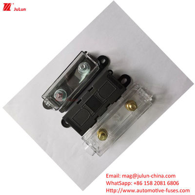 32V DIN Trazo de fijación 30A-500A UE UL estándar de cobre de contacto de plástico carcasa de tornillo de fijación