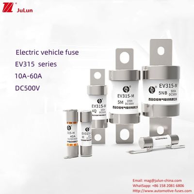 Fusiles de tornillo para vehículos eléctricos medianos de la serie EV315 10-60A 500V 20kA Capacidad de rotura