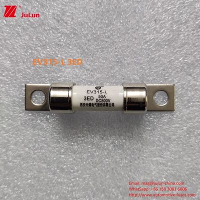 Protección de fusibles de vehículos eléctricos EV DC500V para vehículos eléctricos modelos EV315-L 3E 10A-60A