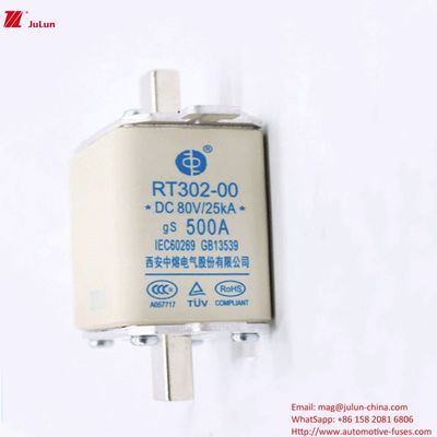 Fusiles del sistema eléctrico de vehículos eléctricos con capacidad de rotura de 25KA