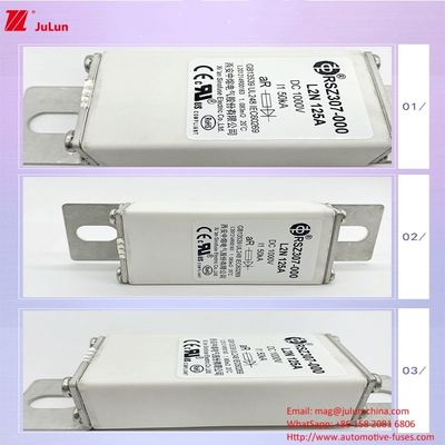 Fuegos de vehículos eléctricos de fusión media DC1000V con capacidad de ruptura de 25KA