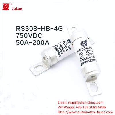Adaptador de cargador de EV RS308-HB4G Serie 32A 63A 100A Mini fusibles para automóviles