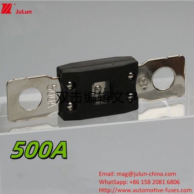 Fusiles de protección de vehículos eléctricos de 500A para sistemas de 32V/48V/72V con tornillo M8
