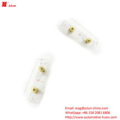 2 Polos 30 Amperios Automecánico Portador de fusibles Profesional Autopartes de cobre Contacto ANS / MIDI