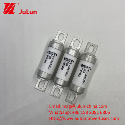 80A 700VDC M6 10kA Fusiles de capacidad de ruptura para la carga de automóviles eléctricos de CC