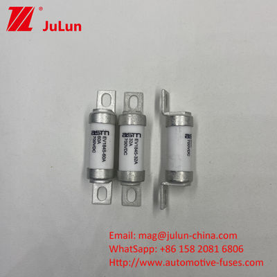 Carga de EV 100A 700VDC EV1845 10kA Fusiles de tornillo para vehículos eléctricos
