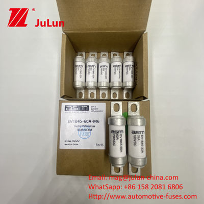 EV1845 700VDC 10A 10KA Fusiles de tornillo de corriente continua para la carga de automóviles eléctricos ASTM