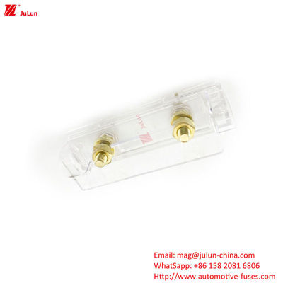 Protección de circuitos de automóviles, portador de fusible de contacto de cobre en 0V-48V Tipo de fusible