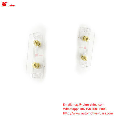 30A-100A Portador de fusibles de plástico de contacto de cobre para automóviles con adaptabilidad de fusibles de pernos