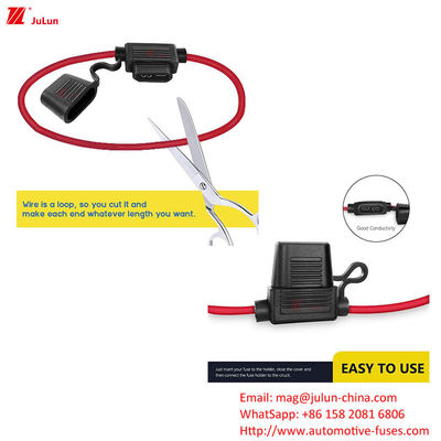 30A-500A Coches Autobuses Camiones Automotrices Mini Sustentador de fusibles