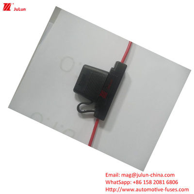 Bloque de soporte de fusible de nylon para automóviles con un solo / doble polo 30A-500A 32V