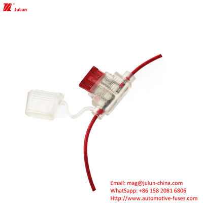 30A-100A soporte de fusible de cobre para automóviles de plástico / carcasa de nylon piezas de automóviles unipolares