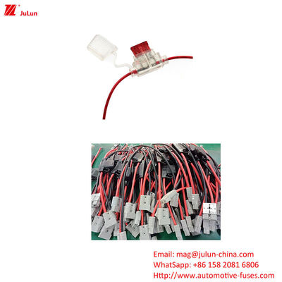 Contenedor de fusible estándar Eu UL / caja de tamaño externo interruptor de circuito plástico / carcasa de nylon Voltado de corriente nominal 25A-80A 32V
