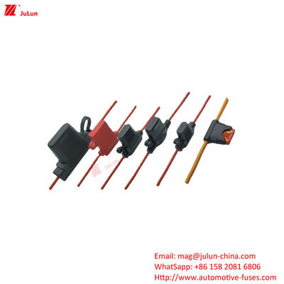Contenedor de fusible para vehículos eléctricos de alta estabilidad 32V 25A-100A Polímero ignífugo de PVC