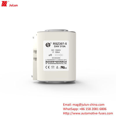 RSZ307-5-DAV 315A Adaptador de cargador Ev Compatible para fusibles de energía 450A-1800A 1500VDC