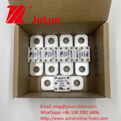 A202001-300A Fusiles cerámicos para automóviles ASTM para tensión de 150VDC y distancia de agujero de 39 mm