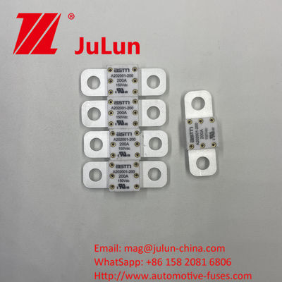 Fusiles cerámicos para automóviles ASTM A202001-100A 150VDC con construcción de arena y oro de cuarzo