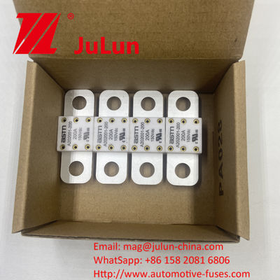 Corriente eléctrica de 400 A Cerámica A202001 125VDC Fusiles con capacidad de ruptura de 20KA 100-350A