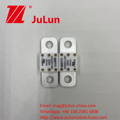 Corriente eléctrica de 400 A Cerámica A202001 125VDC Fusiles con capacidad de ruptura de 20KA 100-350A