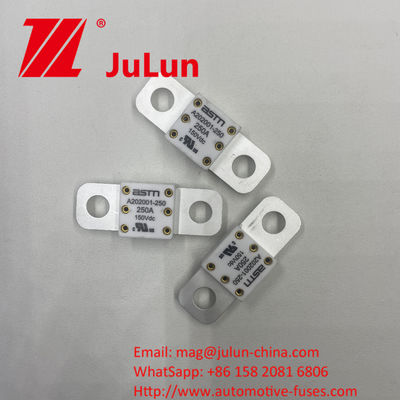 Cerámica de alta corriente A202001-250A 150VDC Fusiles de automóviles de pequeño tamaño con material cerámico para protección de cortocircuito