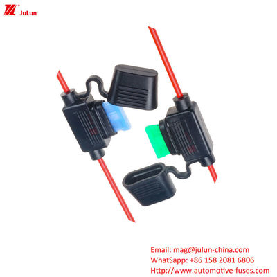 Vehículo eléctrico 30 amperios soporte de fusible automotriz de plástico / carcasa de nylon