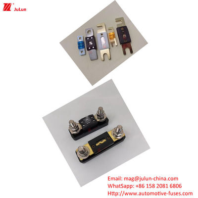50-500A Accesorios de protección de circuitos electrónicos automotrices de corriente nominal para fusibles Materiales de cobre/cerámica/bakelita