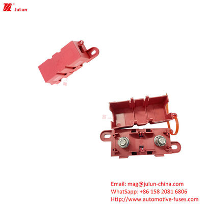 Performanzas cálidas ANS Portador de fusibles para equipos eléctricos en automóviles Casilla de plástico rojo y negro Nylon