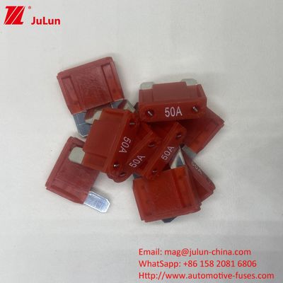 Auto 50A Fusible Automotriz Medio Maxi Fuego de cuchilla de coche