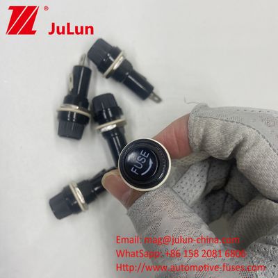 Tubo de vidrio de 6x30 mm, soporte para fusibles de circuito 20A 30A 80A