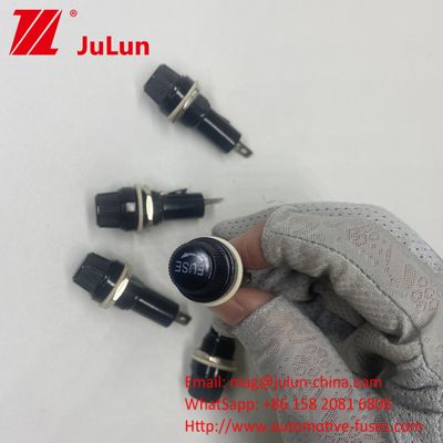 10A 250V AC 6 * 30 Bakelita Mini Soportador de fusibles de plátano enchufe