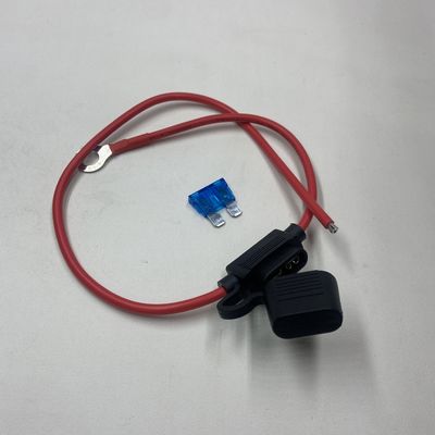 Teniente de fusible de automóvil para 12V 16AWG impermeable Estándar de contenedor de fusibles de automóviles cable de contenedor de fusibles en línea