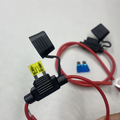 50A 15A 30A 60A Sistemas de alimentación para automóviles Portador de fusibles de automóviles Aplica a fusibles MIDI y diseñado para material de latón de aleación de zinc ABS
