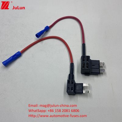 F3A 5A 10A 15A Fuse Tap 16AWG Car añadir un circuito ACU adaptador de fusible de hoja con portafusibles para coches camiones